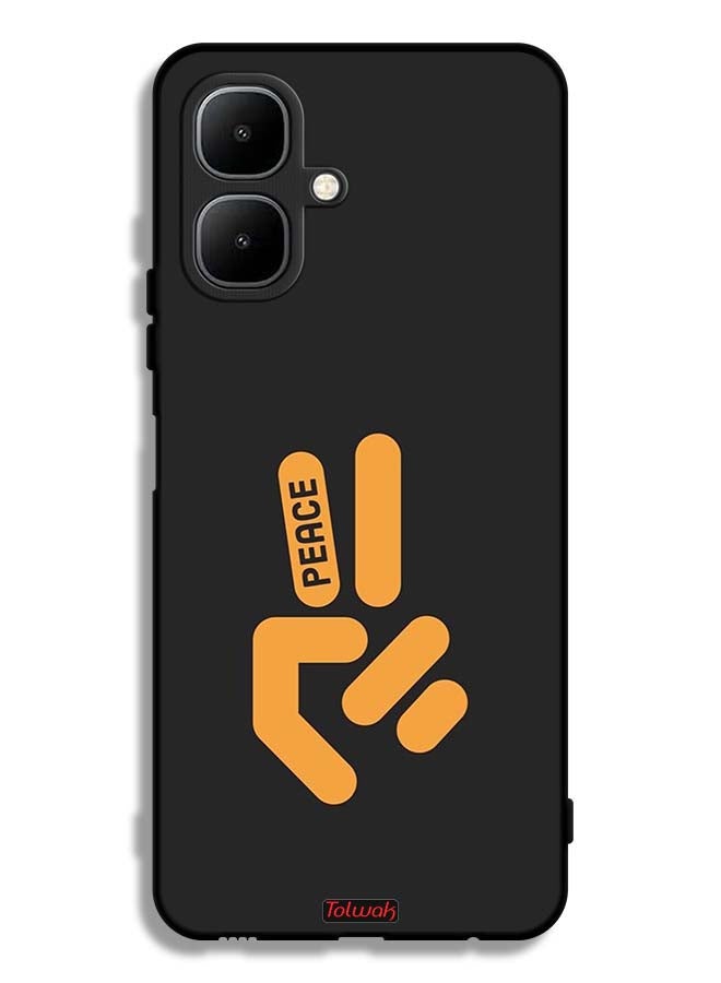 Tolwak Tecno Pop 10 Protective Case Cover Peace