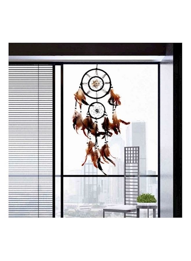 NIBEMINENT Dream Catcher Net For Wall Hanging Brown - Image 4