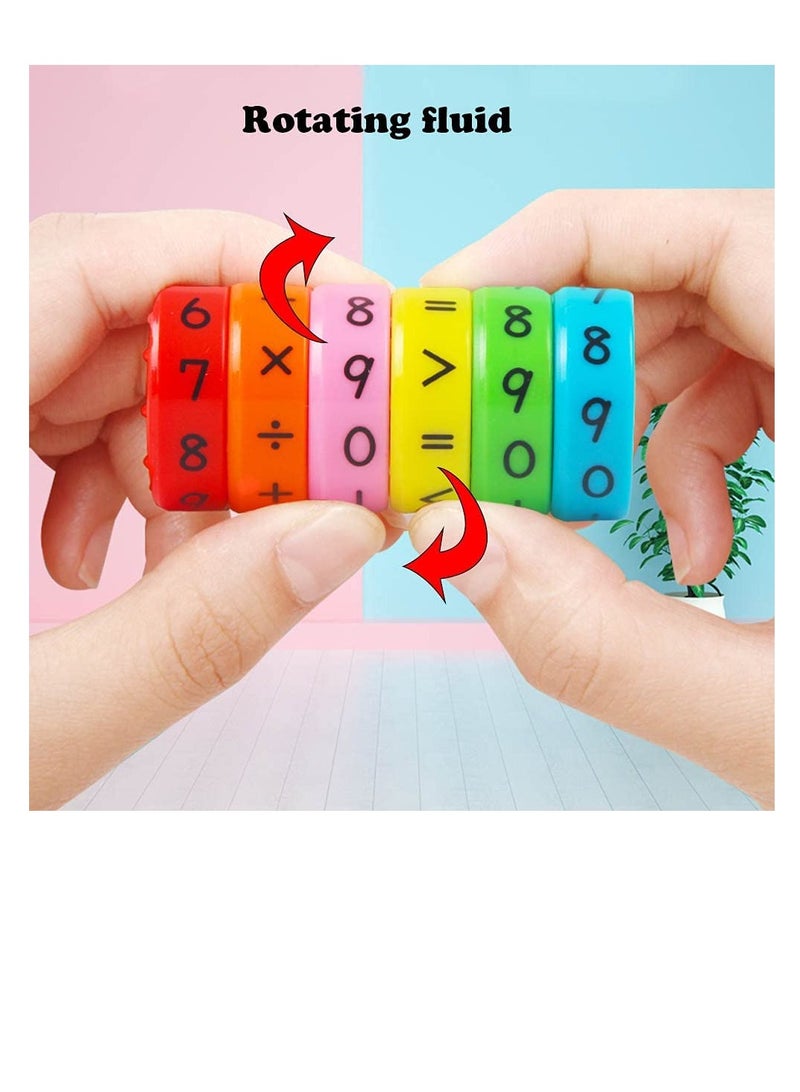 2 Pcs Magnetic Math Toys, Montessori Preschool Learning Educational Counting Game Numbers and Symbols Math Skills Kindergarden Educational Tools Colorful Math Blocks - Image 4