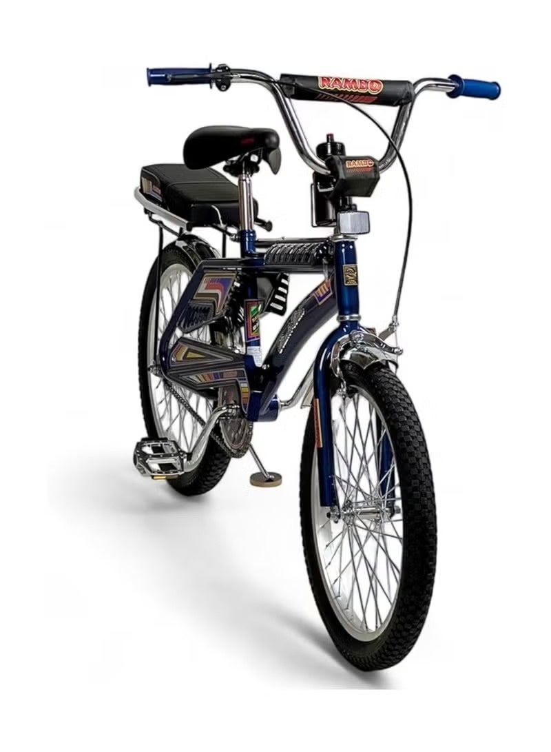 Rambo Freestyle Kids Bike with 2 Seats, 20-Inch Size Rambo Bicycle indonesian Design with Adjustable Seat, Children Bicycle with Air Filled Wheels, Hand and Rear Brakes, For Ages 8+ - Image 1