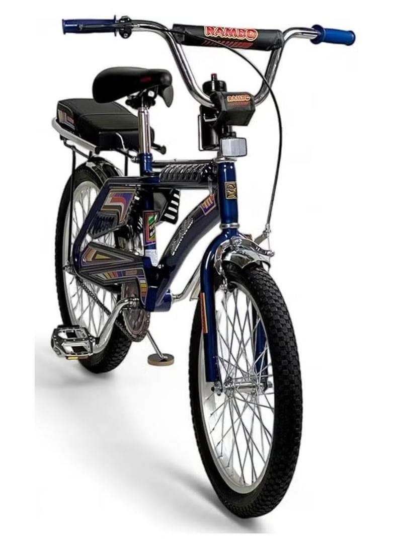 Rambo Freestyle Kids Bike with 2 Seats, 20-Inch Size Rambo Bicycle indonesian Design with Adjustable Seat, Children Bicycle with Air Filled Wheels, Hand and Rear Brakes, For Ages 8+ - Image 1