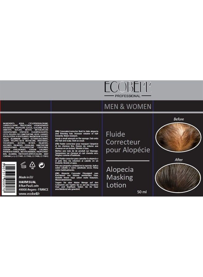 EcoBell Fluid Concealer For Dark Brown Hair - Image 2