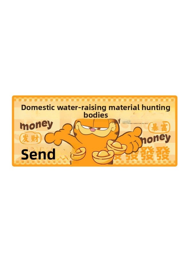 Garfield Family Desk Mat Mouse Pad Fortune Cat Series Mouse Pad 1 Piece Cloth 