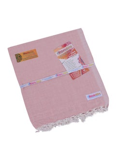 EthnicAlive Ethnic Alive Bhagalpuri Handloom Organic Light Rosy Brown Plain Soft Chadar  - Image 1