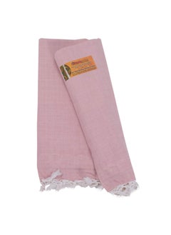 EthnicAlive Ethnic Alive Bhagalpuri Handloom Organic Light Rosy Brown Plain Soft Chadar  - Image 3