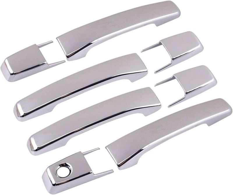 QASULER 8pcs Door Handle Cover Trim for Mitsubishi Pajero Shogun V80 - Image 1