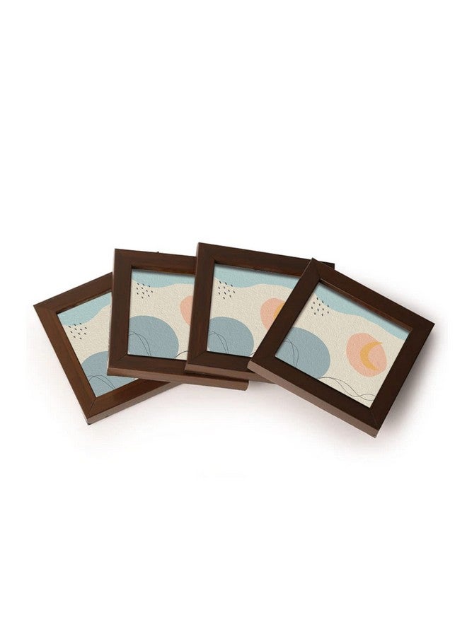 Paper Plane Design Tea Coffee Coaster Set Wooden Decorative Coasters Set. Home and Office Wooden Coasters Design 896 - Image 2