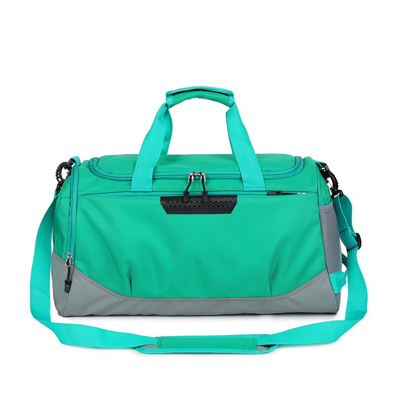 Large Capacity Crossbody Travel Bag with Shoe Compartment Green