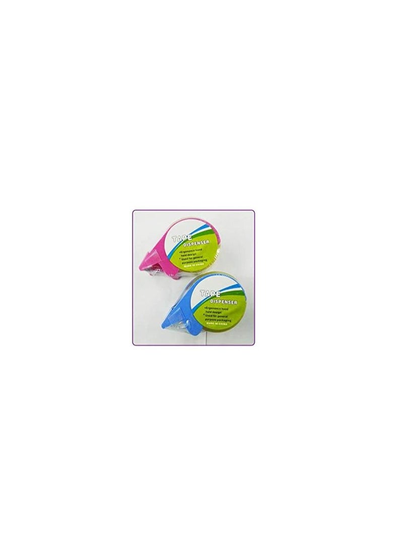 Generic - Multi-Purpose Plastic Tape Dispenser 3"Inches -Assorted- (Pack of 1 Unit) - Image 1