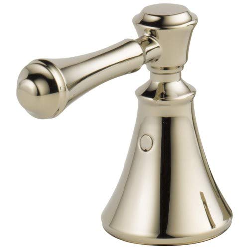Delta Faucet Cassidy Metal Lever Handle Set Roman Tub Faucet Handles Versatile Bathroom Hardware Polished Nickel H297PN - Image 3
