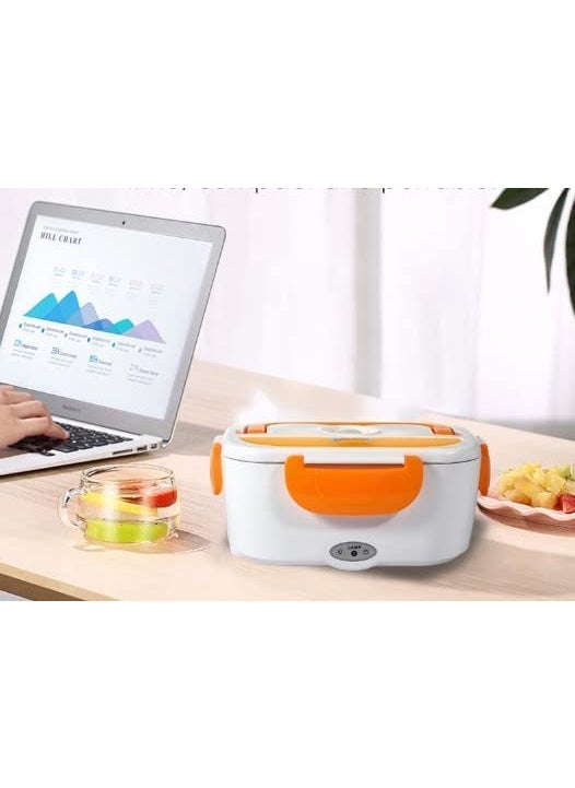 Abstract - Abstract Multi-Function Plastic Lunch Box Electric Heated Portable Food Warmer Electric Power in Tiffin Box Office for Men and Women, Kids - Image 1