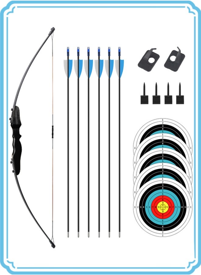 APEX Bow and Arrow Set for Teens, Beginner Practice Bow, Youth Bow and Arrow with 6 Arrows and Accessories for Outdoor Sports Game  - Image 1