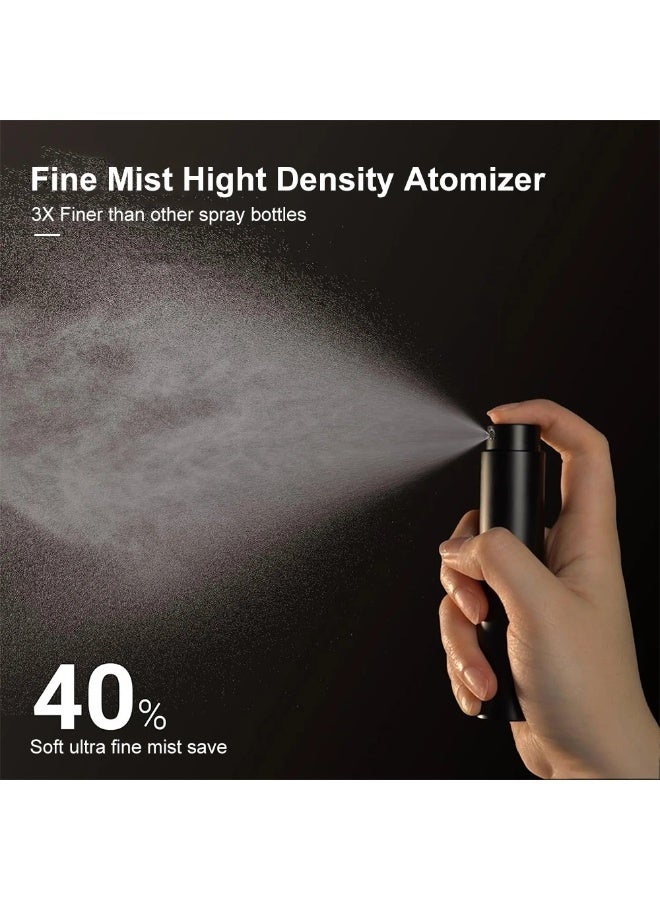 أجياون 4 قطع من زجاجات إعادة تعبئة العطور، زجاجات عطر صغيرة فارغة، زجاجات عطر محمولة قابلة لإعادة التعبئة، مناسبة للسفر، مناسبة لرذاذ عطر 8 مل - Image 2