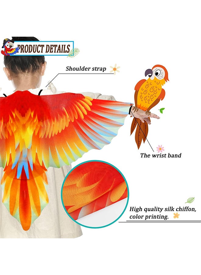 Bird Costume for Kids with Bird Mask Eagle Dragon Wings Costumes Boys Girls Dress-up Cape Party Favors Gifts - Image 4