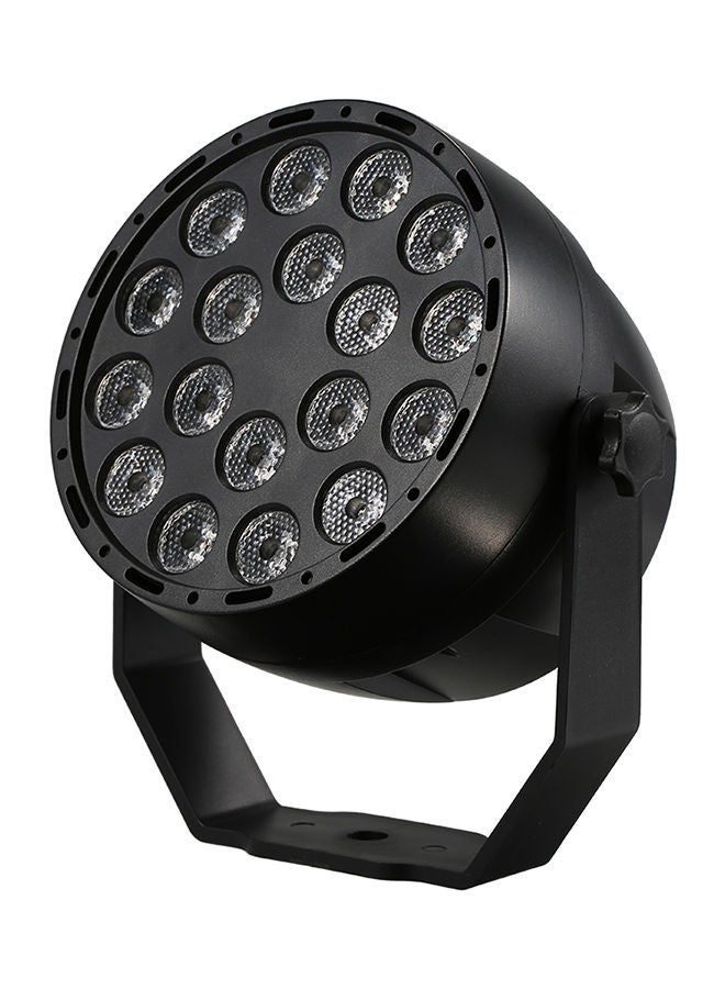 NIBEMINENT 18 LED Mini RGB Stage Par Light Sound Activated Auto Run Control Lighting Fixture Black 0.457kg  - Image 1