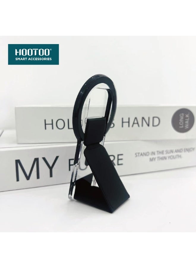 HOOTOO Magnetic Phone Holder Premium MagSafe Ring with Wireless Charging Support. A high-quality silicone magnetic phone holder that combines style, strength, and convenience. Designed for users who want a luxurious and durable phone grip, this MagSafe ring offers strong magnetic attachment, wireless charging compatibility, and an elegant silicone finish - Image 2