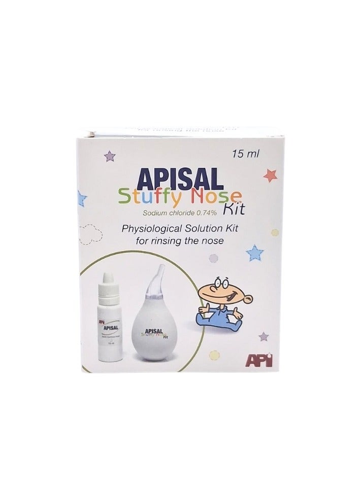 Apisal Stuffy Nose Nasal Drops 15Ml