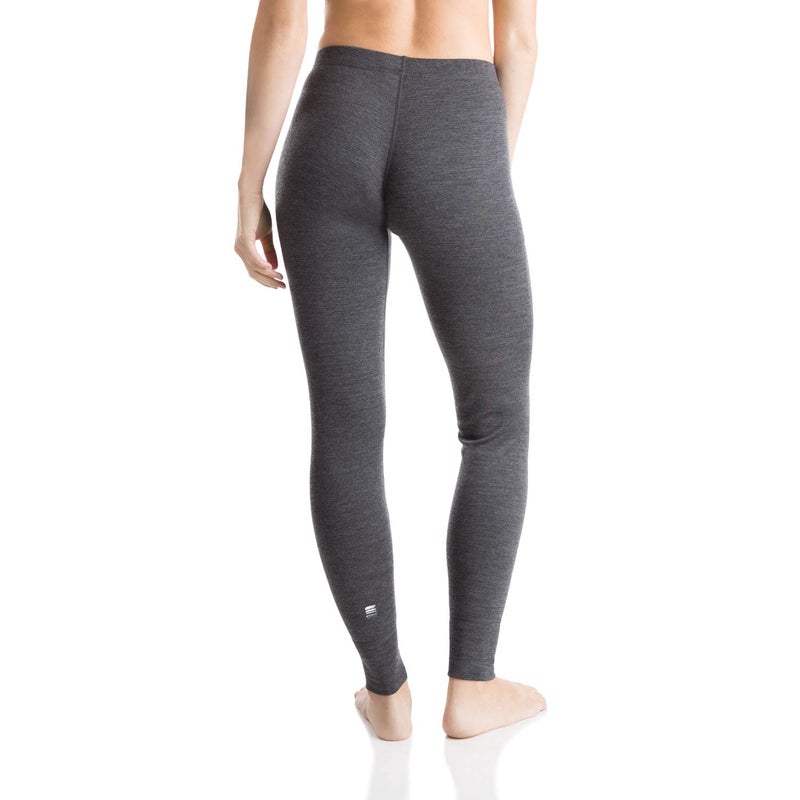 MERIWOOL Womenâ€™s Base Layer Bottoms - Lightweight Merino Wool Thermal Pants Charcoal Gray - Image 2