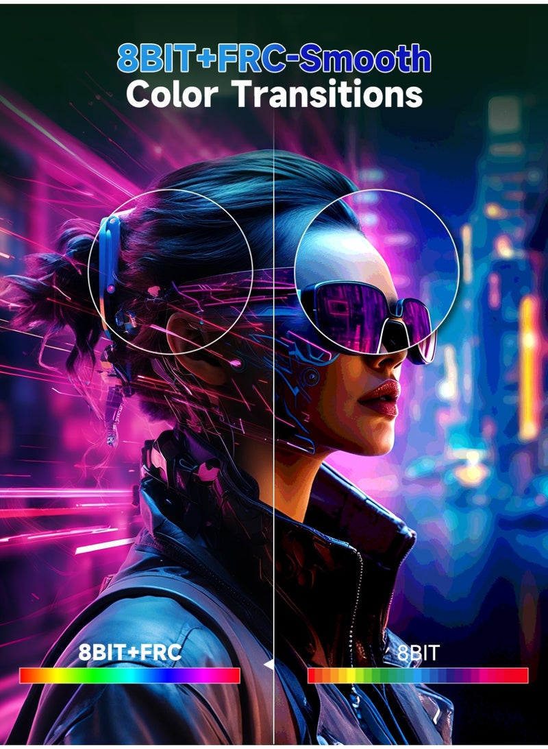 أوبيرفكت شاشة محمولة UPERFECT للكمبيوتر المحمول 23.8 بوصة 3840*2160 QLED 4K 60 هرتز USB C ومنفذ Mini HDMI شاشة ثانية/هاتف/وحدة تحكم ألعاب، قابلة للتركيب على VESA - Image 5