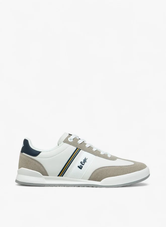 Lee Cooper Men's Panelled Lace-Up Sneakers