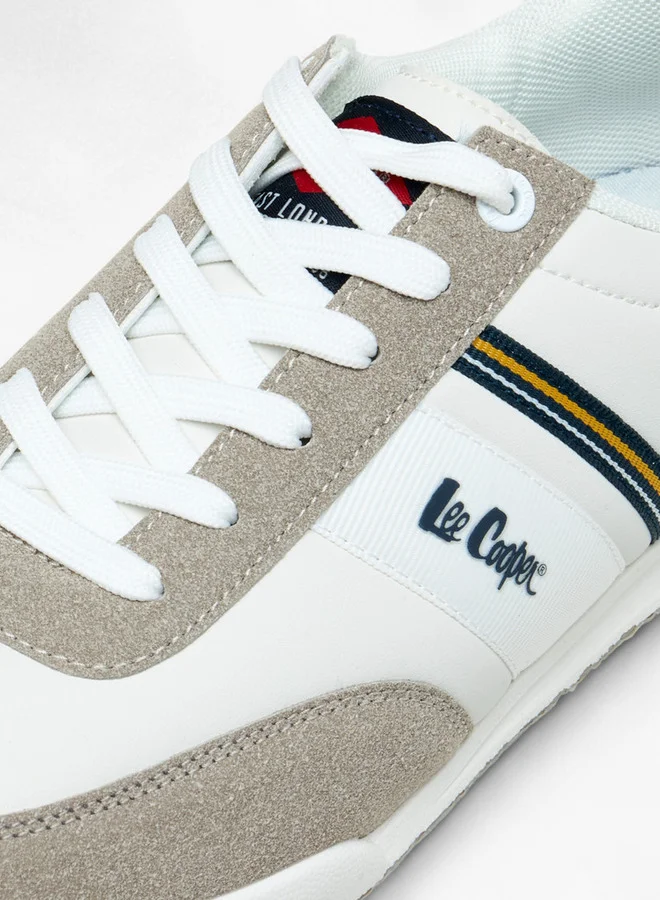 Lee Cooper Men's Panelled Lace-Up Sneakers