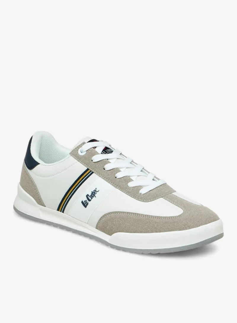 لي كوبر أحذية رياضية رجالية برباط وتفاصيل شبكية