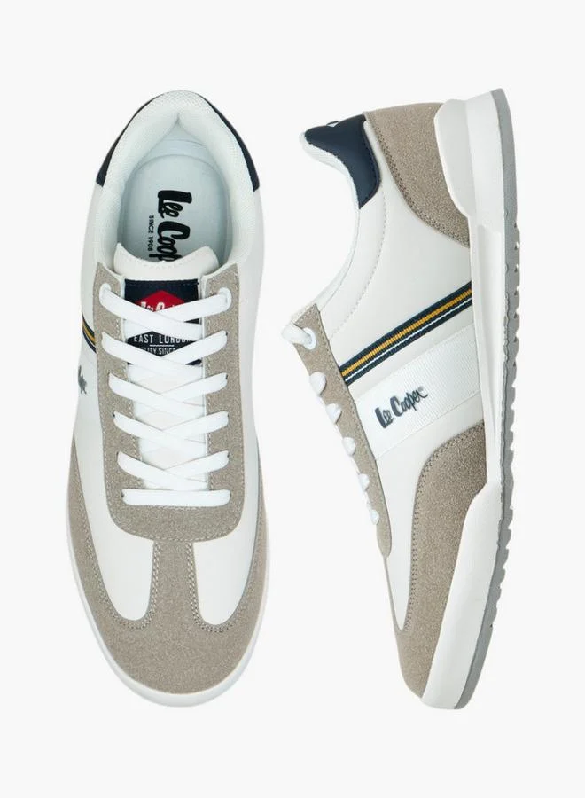 لي كوبر أحذية رياضية رجالية برباط وتفاصيل شبكية