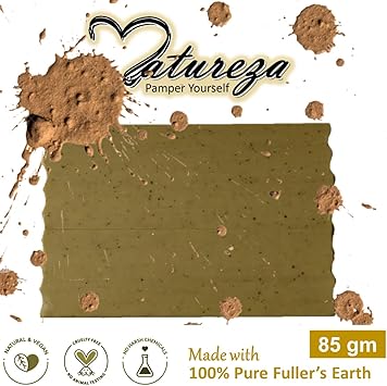 Natureza Organic soap Natural Clay soap body scrub for detoxifying Oily skin Acne 90g - Image 3