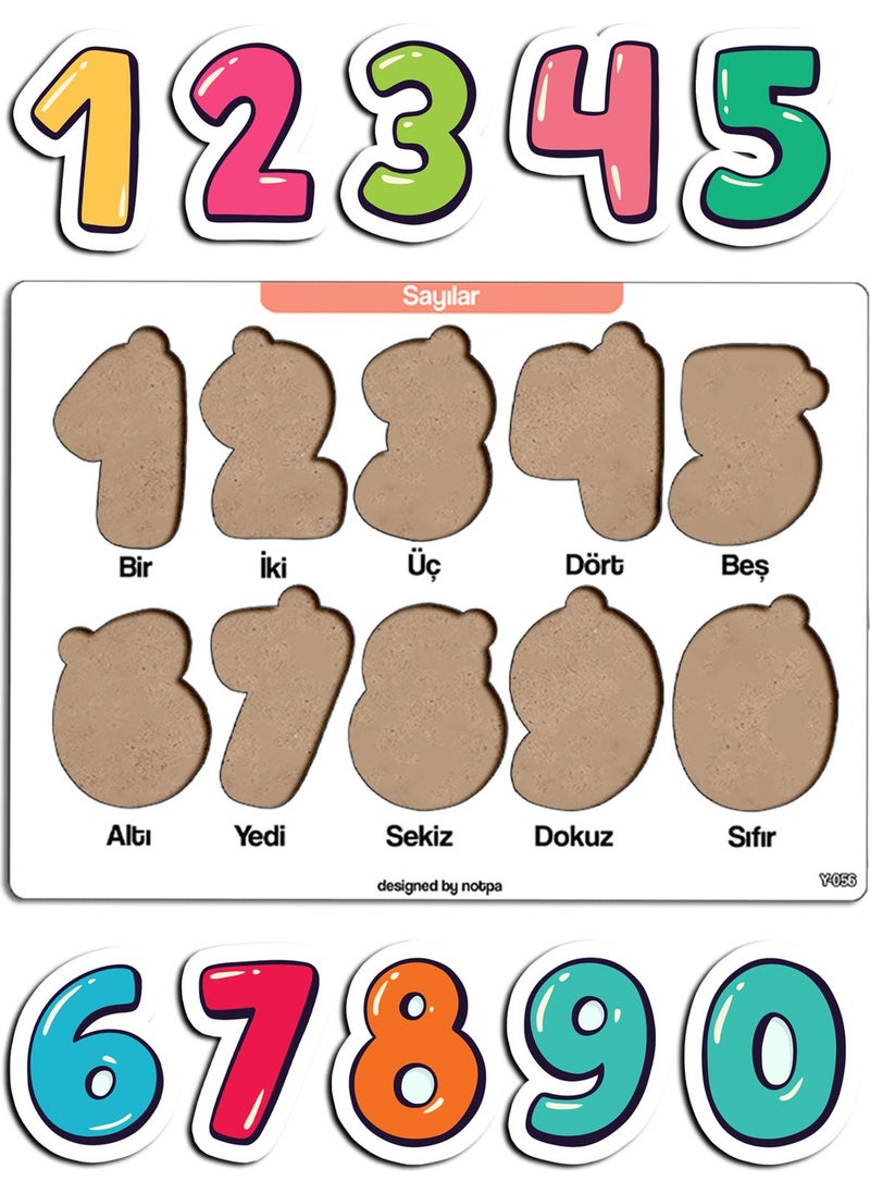 KutuTR Notpa Educational and Tutorial Wooden Colored Puzzle Set of 4 for Children  - Image 4