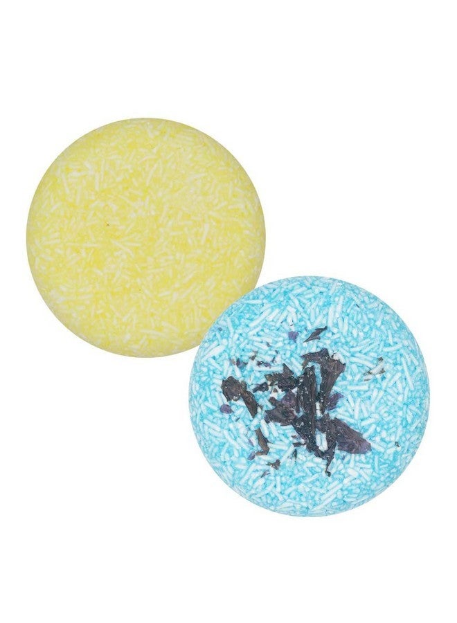 VERT 100% Natural Shampoo Bar, 2 Pieces Solid Shampoo Soap for Treated Dry Damaged Hair Vegetarian Plant Essence Helps Stop Hair Loss and Promotes Healthy Hair Growth 4.2oz (Lemon & Seaweed) - Image 1