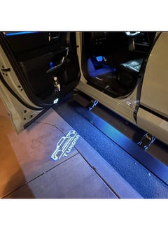 Vierex Fit For Toyota Tundra Door Logo Light Tundra 2007-2025 Led Door Welcome Light Tundra Accessories Plug and play Super Bright No Fade Special Custom Design Logo 2pc  - Image 4
