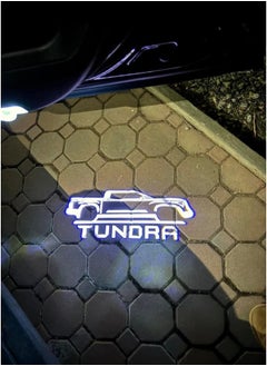 Vierex Fit For Toyota Tundra Door Logo Light Tundra 2007-2025 Led Door Welcome Light Tundra Accessories Plug and play Super Bright No Fade Special Custom Design Logo 2pc  - Image 2