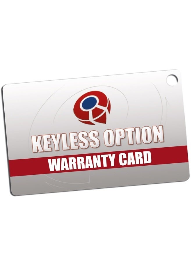 KeylessOption Keyless Entry Remote Car Key Fob and Key Replacement For LHJ011 (Pack of 2) - Image 2