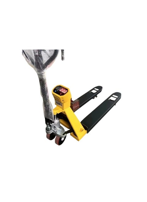 HAND PALLET TRUCK WITH WEIGHT SCALE, Eagle Weighing Scale Hand Pallet Truck, TB-PM3W, 550MM Fork Width x 1150MM Fork Length, 3000 Kg Weight Capacity, PALLET WITH HIGH-strenght steel, POLYURETHANE (PU)
