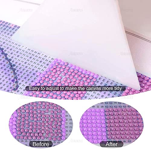 AUEAR, Stainless Steel Diamond Art Painting Ruler 800 Blank Grids Round Full Drill Partial Mesh Drawing Tools Accessories - Image 3