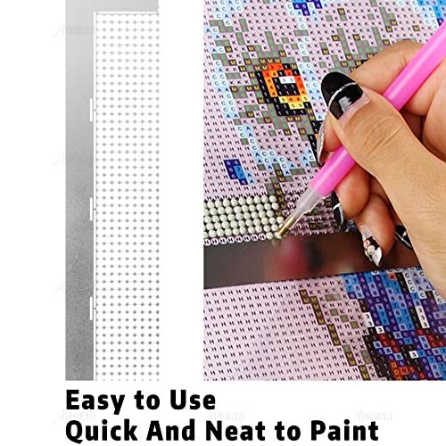 AUEAR, Stainless Steel Diamond Art Painting Ruler 800 Blank Grids Round Full Drill Partial Mesh Drawing Tools Accessories - Image 5