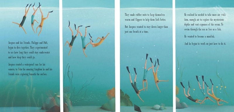 Manfish: A Story of Jacques Cousteau | Authored by Jennifer Berne | Paperback | Published by Chronicle Books - Image 4
