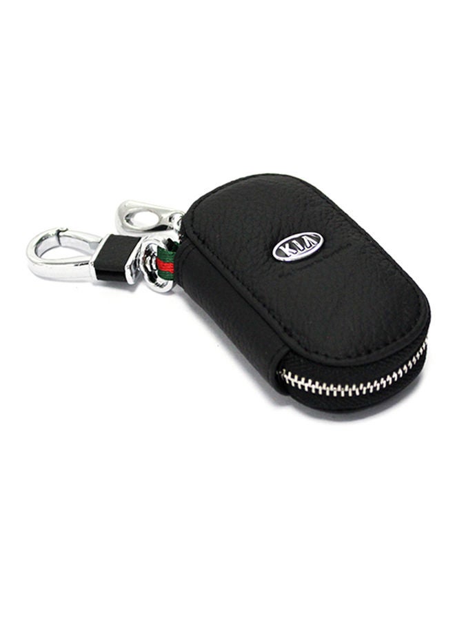 NIBEMINENT Kia Logo Key Fob Case With Carabiner Hook - Image 1