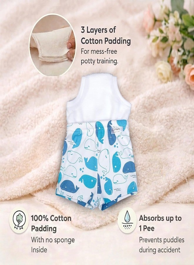 Snugkins Potty Training Shorts for Toddlers & Babies| Cotton Training Pull up Pants Reusable & Washable Diaper-Free Innerwear for Boys & Girls - Image 2