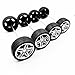 URIMPAVIDO 10PCS Toy Car Wheel 48mm Toy Car Rubber Tire Wheels with 5PCS Shaft Round Rod Axles for RC Car Truck Robot DIY Model Toy Parts - Image 4