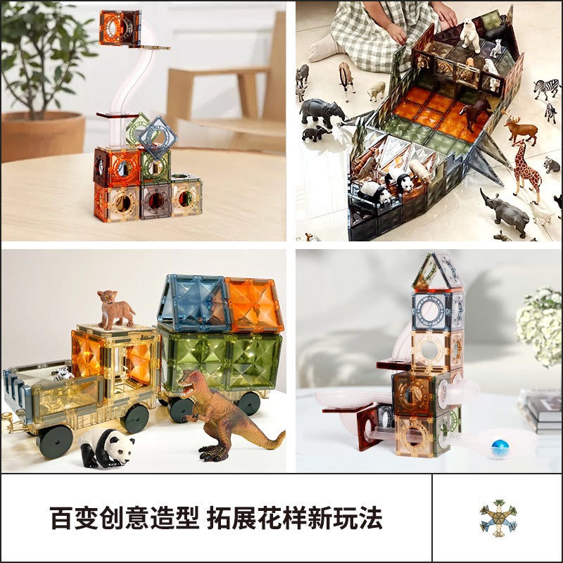 Onshine/Childhood Infinite Nature Color Magnetic Pipe Educational Toys Vertical Body Color Window Magnetic Film Kindergarten - Image 5