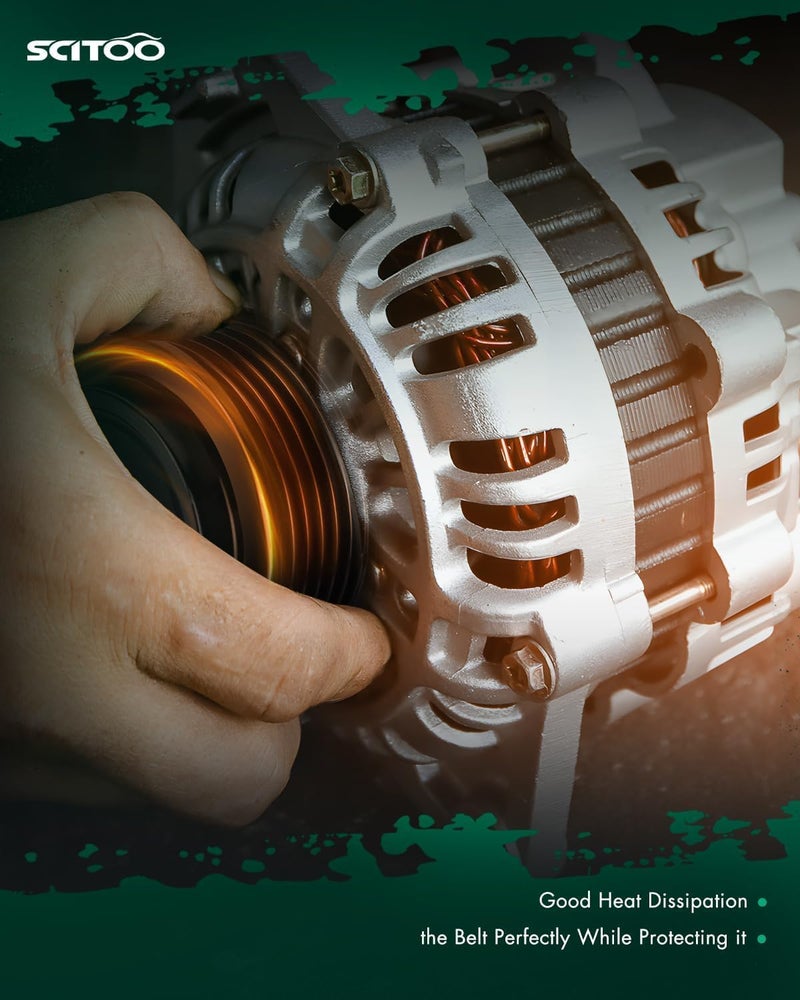Scitoo 140Amp High Output Alternator for Delco 12SI 1-Wire - Image 5