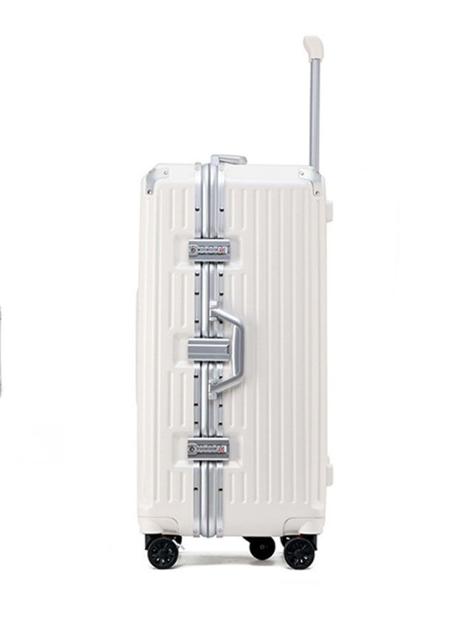 NKX Premium Expandable Aluminum Frame ABS and PC Suitcase With USB charging port and C type and 5 wheel 24 Inch  - Image 3
