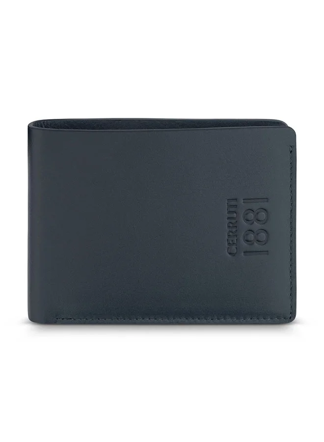 CERRUTI 1881 Blue Leather Wallet for Men