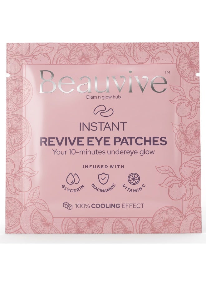 Beauvive Niacinamide & Vitamin C Revive Eye Patches - Image 1