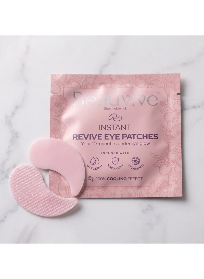 Beauvive Niacinamide & Vitamin C Revive Eye Patches - Image 5