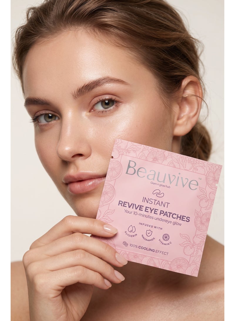 Beauvive Niacinamide & Vitamin C Revive Eye Patches - Image 4