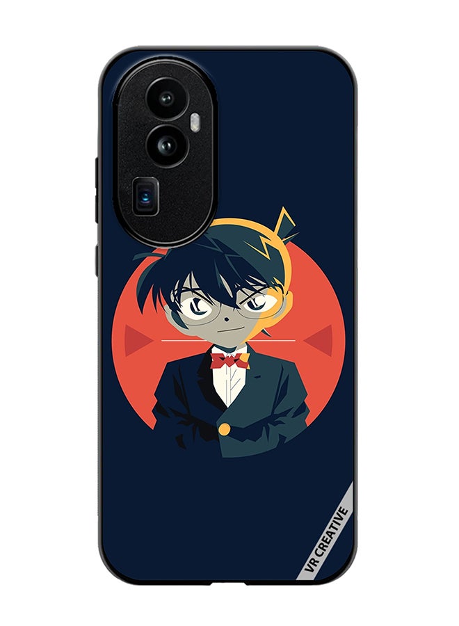 VR CREATIVE Protective Case Cover For Oppo Reno 10 Pro Plus Detective Conan Character Design Multicolour - Image 1