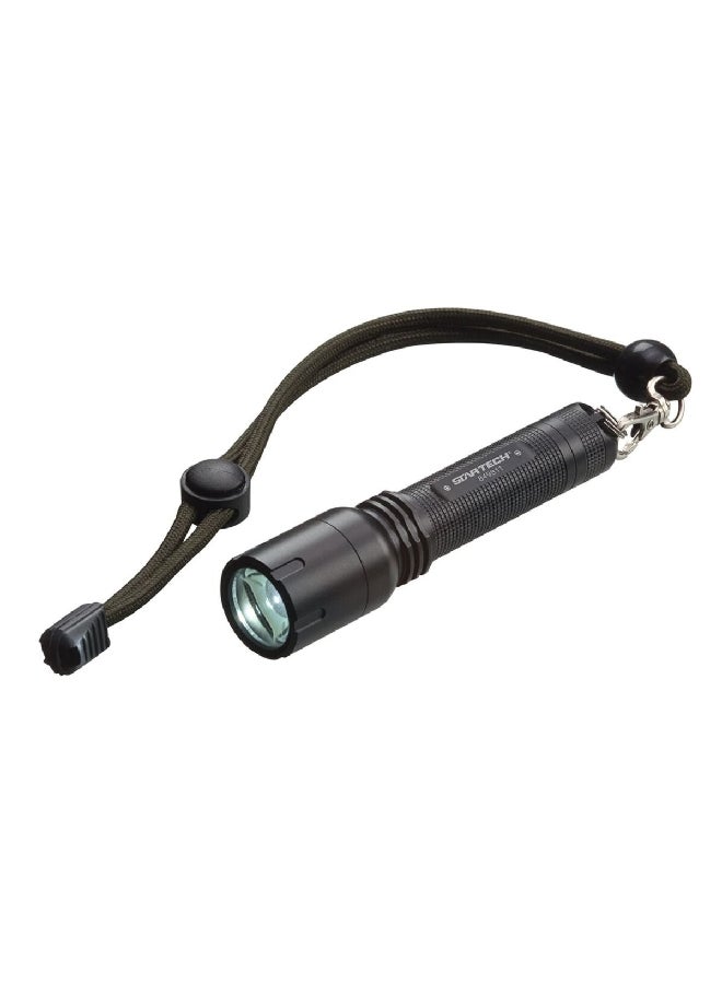StarTech 300 Lumens Durable Lightweight Non Slip Handle Rechargeable Flashlight Black LX-TC1G03A