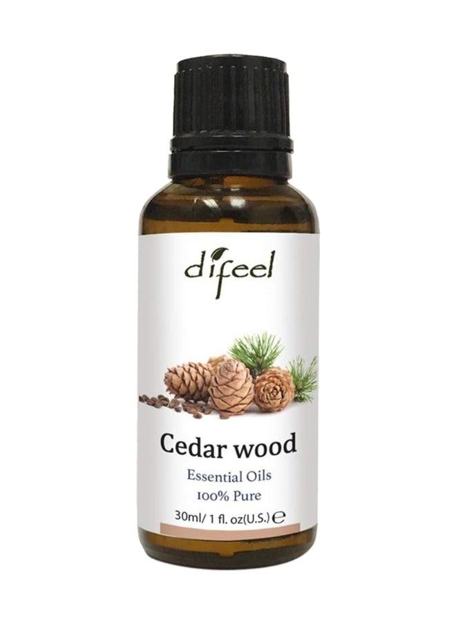 difeel - Difeel Cedar Wood Essential Oil, 100% Pure, Aromatherapy And Wellness, 30Ml - Image 1